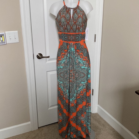London Times Dresses & Skirts - (82)NWT London Style/Times Maxi Dress - sz 4
